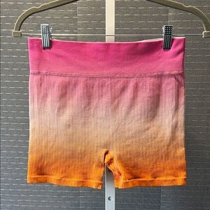 Forever 21 Gradient Ribbed Bike Shorts